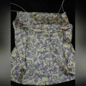 Floral Paisley Spaghetti Strap Top